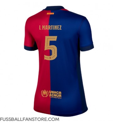 Barcelona Inigo Martinez #5 Replik Heimtrikot Damen 2024-25 Kurzarm